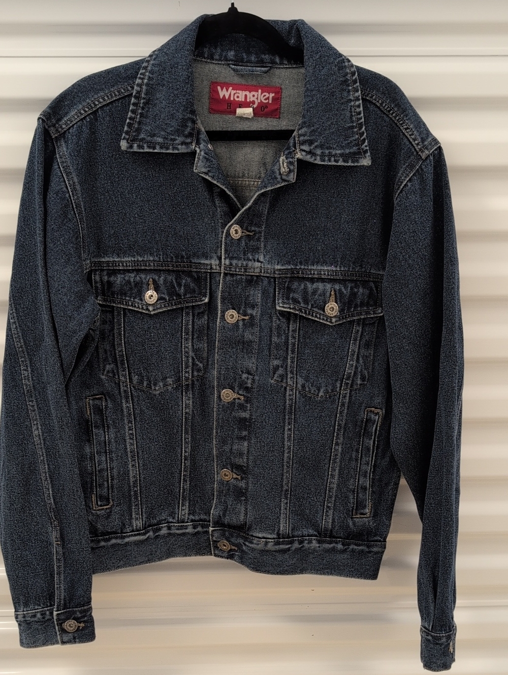 Vintage Wrangler Hero Indigo Wash Jean Jacket Type 3 Small